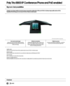 Poly Trio 8800 IP Conference Phone and PoE-enabled