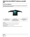 Poly Trio 8800 IP Conference Phone and PoE-enabled