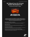 HP ZBook Fury G1i 18 inch Mobile Workstation PC