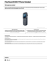 Poly Rove 20 DECT Phone Handset