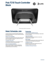 Poly TC10 Touch Controller Black