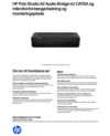 HP Poly Studio A2 Audio Bridge w/ CAT6A and Mic Extension Cable and Mounting Plate