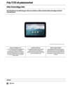 Poly TC10 White Touch Controller