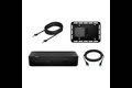 slide {0} of {1}, zoom in, HP Poly Studio A2 Audio Bridge m/ CAT6A og mikrofonforlængerledning og monteringsplade
