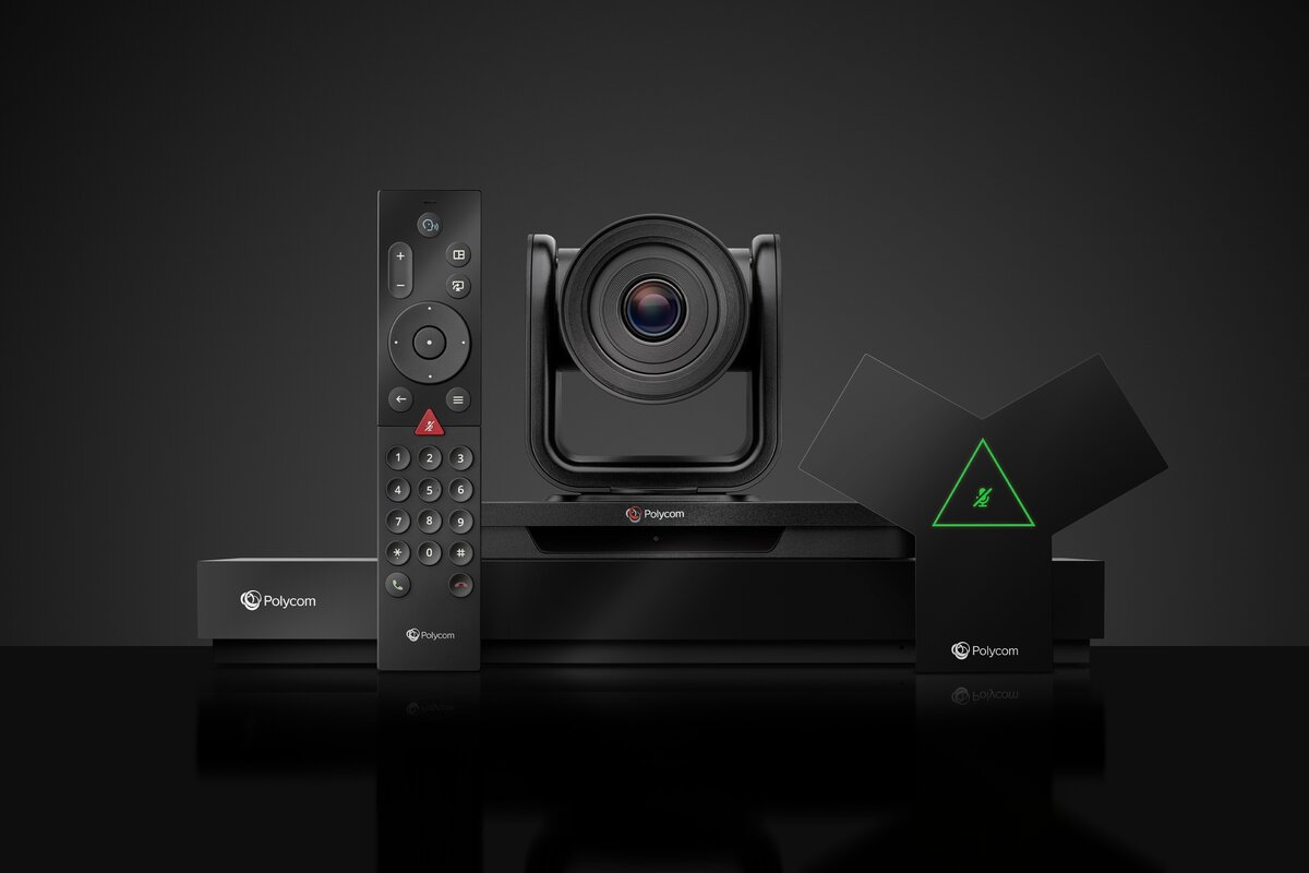 folie 1 von 10, vergrößern, poly g7500 videokonferenzsystem