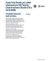 Poly Studio Large Room Kit for MS Teams: Studio E70 Smart Camera with GC8 (ABB)