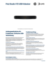 Poly Studio V72 USB Video Bar