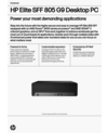 HP Elite SFF 805 G9 Desktop PC