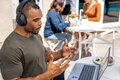 slide {0} of {1}, zoom in, Poly Voyager Surround 80 UC Microsoft Teams Certified USB-C Headset +USB-C/A Adapter