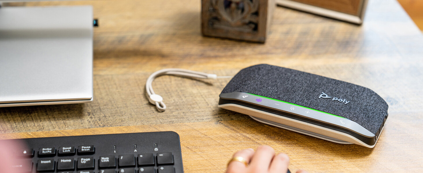 Poly Sync 20-M Spearkerphone + USB-A till USB-C-kabel