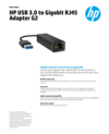 HP USB 3.0 to Gigabit RJ45 Adapter G2 (English)