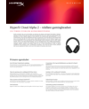 HyperX Cloud Alpha 2 - Wireless Gaming Headset