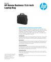 HP Renew Business 15.6-inch Laptop Bag (English)