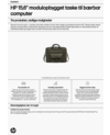 HP 15.6-inch Modular Laptop Bag