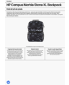 HP Campus Marble Stone XL Backpack