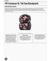 HP Campus Tie Dye XL Backpack