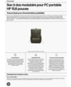 HP 15.6-inch Modular Laptop Backpack