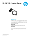 HP 65W USB-C Laptop Charger (English)
