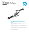 HP 45W USB-C LC Power Adapter (English)