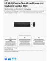 HP Multi-Device Dual-Mode Mouse and Keyboard Combo 495C