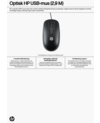HP USB Optical 2.9M Mouse