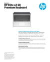 HP Elite x2 G8 Premium Keyboard (English)