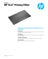 HP 15.6" Privacy Filter (English)