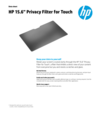 HP 15.6" Privacy Filter for Touch (English)