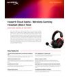 HyperX Cloud Alpha - Wireless Gaming Headset (Black-Red)