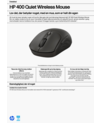 HP 400 Quiet Wireless Mouse