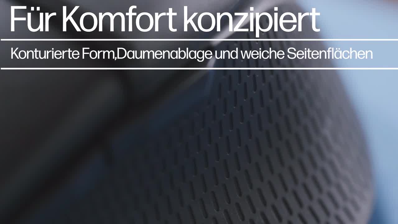 folie 1 von 7, vergrößern, hp 480 comfort wired keyboard - product demo video (45 sec) black - german