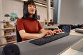 slide {0} of {1}, zoom in, HP Multi-Device Dual-Mode Mouse and Keyboard Combo 490C