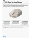 HP 400 Quiet Wireless Mouse