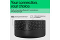 HP 960 Ergonomic Wireless Keyboard - KSP 4 (Your connection your choice) - English for EMEA