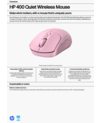 HP 400 Quiet Wireless Mouse