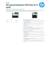 HP LaserJet Enterprise 700 Printer M712 series