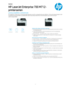 HP LaserJet Enterprise 700 Printer M712 series