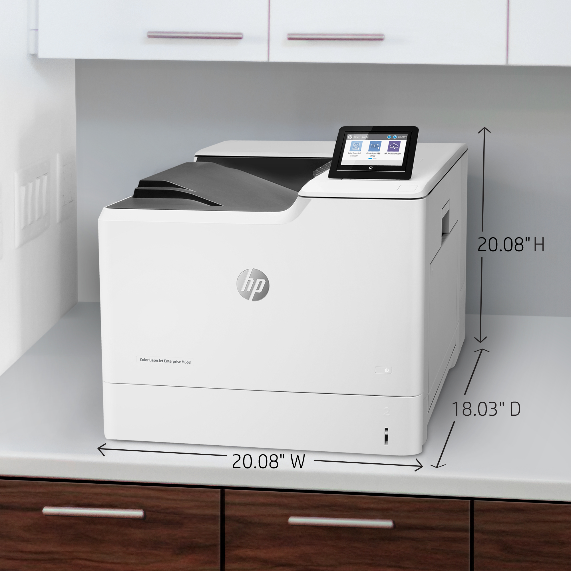 HP Color LaserJet Enterprise M653dn - Printer - colour - Duplex - laser ...