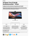 HP Series 7 Pro 27 inch 4K Conferencing Monitor - 727pm
