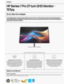 HP Series 7 Pro 27 inch QHD Monitor - 727pq