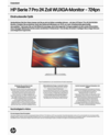 HP Series 7 Pro 24 inch WUXGA Monitor - 724pn