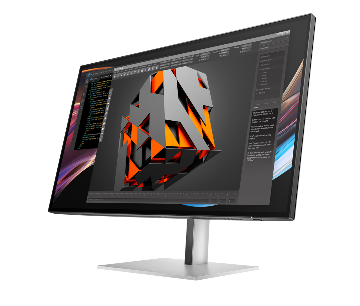 folie 19 von 20, vergrößern, hp serie 7 pro 27 zoll 4k thunderbolt 4-monitor – 727pk