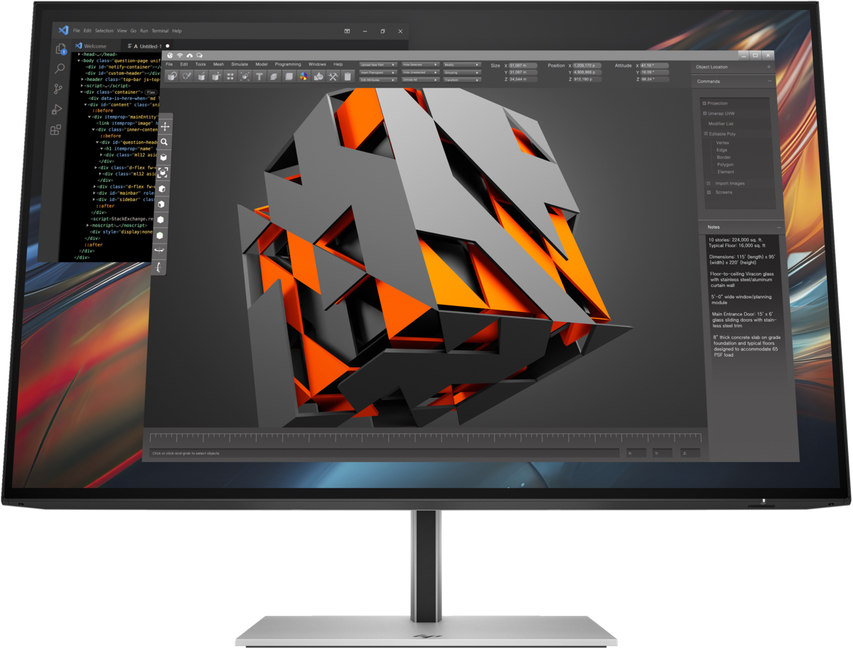 folie 1 von 4, vergrößern, hp serie 7 pro 24-zoll-wuxga-usb-c-monitor – 724pu