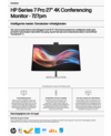 HP Series 7 Pro 27 inch 4K Conferencing Monitor - 727pm
