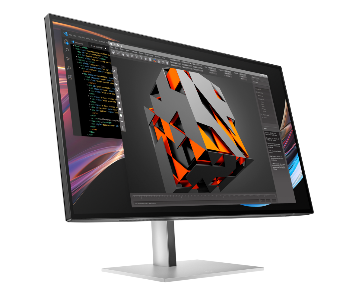 folie 18 von 20, vergrößern, hp serie 7 pro 27 zoll 4k thunderbolt 4-monitor – 727pk