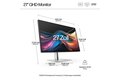 folie 2 von 11, vergrößern, hp serie 7 pro 27 zoll qhd-monitor – 727pq