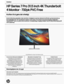 HP Series 7 Pro 31.5 inch 4K Thunderbolt 4 Monitor - 732pk PVC Free