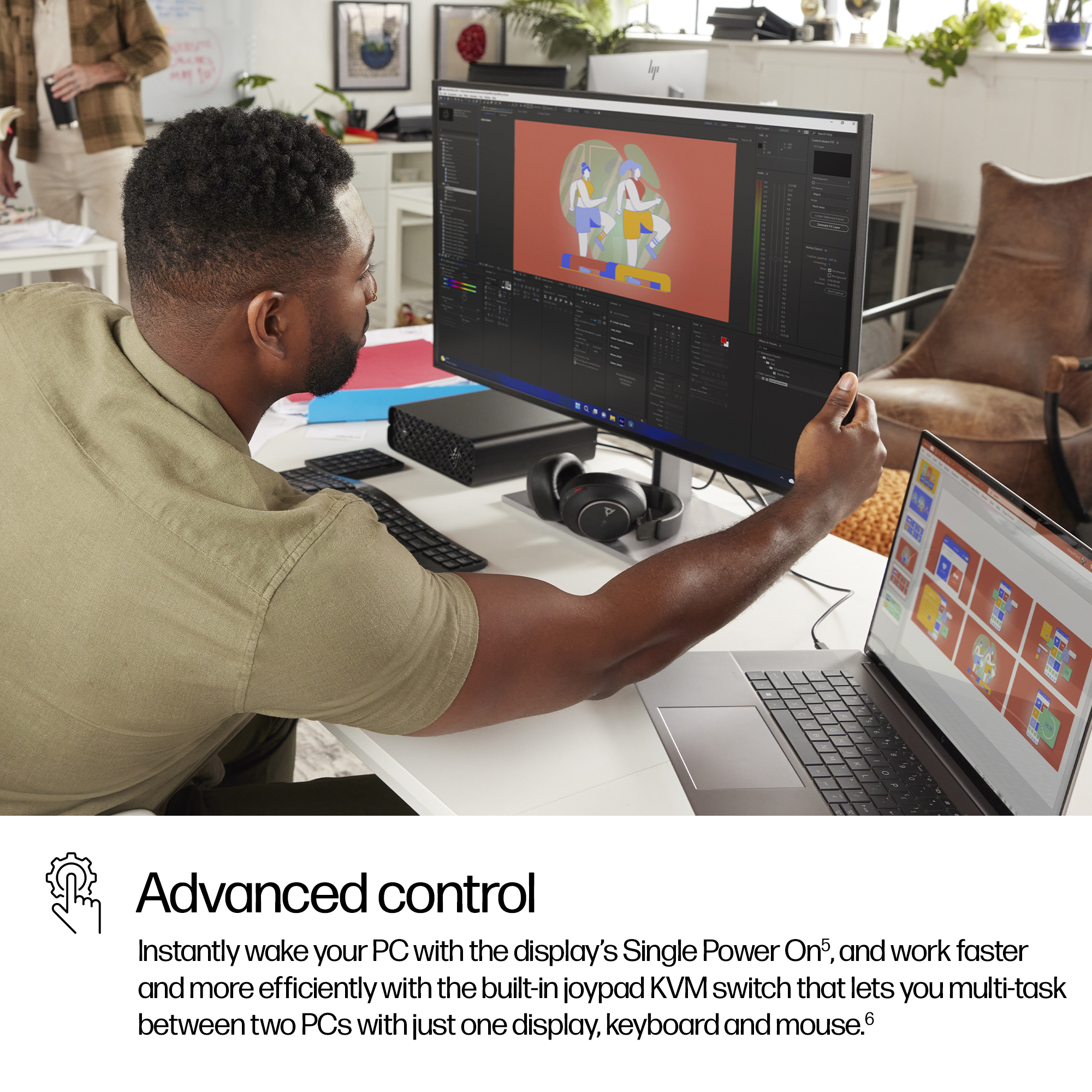 HP Series 7 Pro 31.5 inch 4K Thunderbolt 4 Monitor - 732pk - KSP 3 (Advanced control) - English for EMEA