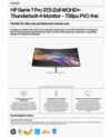 HP Series 7 Pro 37.5 inch WQHD+ Thunderbolt 4 Monitor - 738pu PVC Free