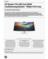HP Series 7 Pro 39.7 inch 5K2K Conferencing Monitor - 740pm PVC Free